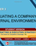 Lecture Crafting and executing strategy (19/e): Chapter 3 - Thompson, Peteraf, Gamble, Strickland