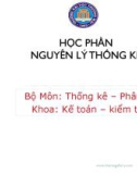 Bài giảng Nguyên lý thống kê - Chương 1: Những vấn đề chung về Thống kê học