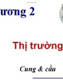 Bài giảng Kinh tế vi mô (ThS. Trần Nguyễn Minh Ái ) - Chương 2: Thị trường cung và cầu