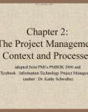 Lecture Information technology project management - Chapter 2: The project management context and processes