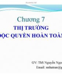 Bài giảng Kinh tế vi mô: Chương 7 - Ths. Nguyễn Ngọc Hà Trân