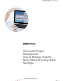 Successful Project Management: How to Manage Projects More Efficiently Using Online Meetings