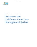 Review of the California Court Case Management System