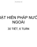 Chuyên đề luật hiến pháp nước - Bài 1