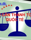 Cán Cân Thanh Toán Quốc Tế