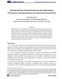 Vietnamese state-owned enterprises after equitization: Performance, emerging issues, and policy recommendations