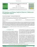 Oil abundance and human capital in Malaysia: A multivariate cointegration analysis