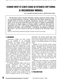 Economic impact of climate change on Vietnamese crop farming: A ricardian model