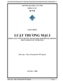 PHÁP LUẬT VỀ GIẢI QUYẾT TRANH CHẤP THƯƠNG MẠI VÀ PHÁP LUẬT VỀ PHÁ SẢN - THS. THẾ NGUYÊN - 1