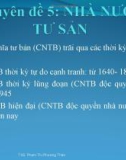 Bài giảng Chuyên đề 5: Nhà nước tư sản - ThS. Phạm Thị Phương Thảo