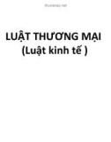 Bài giảng luật kinh tế - Chương 1