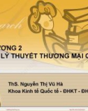 Bài giảng Kinh tế quốc tế: Chương 2.1 - ThS. Nguyễn Thị Vũ Hà