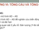 Bài giảng Kinh tế học vĩ mô: Chương 6 - Tổng cầu và tổng cung