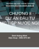 Dự án đầu tư nước ngoài