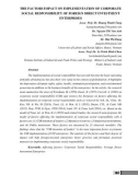 The factors impact on implementation of corporate social responsibility of foreign direct investment enterprises