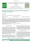 World oil crisis and its impacts on the petroleum market and the economy of Vietnam