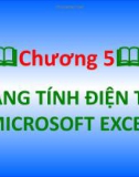 Bài giảng Tin học đại cương: Chương 5 - Nguyễn Quang Tuyến