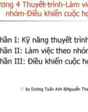 Bài giảng Nhập môn công tác kỹ sư Công nghệ thông tin: Chương 4 - Dương Tuấn Anh, Nguyễn Thanh Sơn