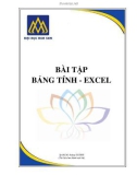 Bài tập bảng tính - Excel