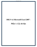 DB2 9 và Microsoft Excel 2007 Phần 1: Lấy dữ liệu.