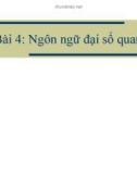 Ngôn ngữ đại số quan hệ