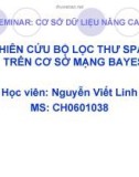 NGHIÊN CỨU BỘ LỌC THƯ SPAM TRÊN CƠ SỞ MẠNG BAYES