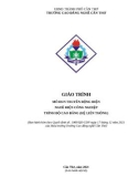 Giáo trình Truyền động điện (Nghề: Điện công nghiệp - Trình độ: Cao đẳng liên thông) - Trường Cao đẳng nghề Cần Thơ