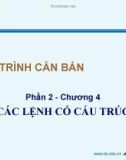 Bài giảng Lập trình căn bản: Chương 4 - Võ Duy Tín