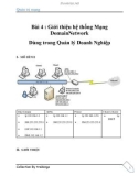 Giới thiệu hệ thống Mạng DomainNetwork ( lab 4)