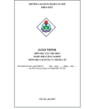 Giáo trình Vật liệu điện (Nghề: Điện công nghiệp - Trình độ: Cao đẳng/Trung cấp) - Trường Cao đẳng nghề Cần Thơ