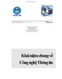 Khái niệm chung về Công nghệ Thông tin