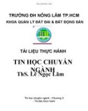 Bài giảng Tài liệu thực hành Tin học chuyên ngành