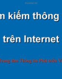 Bài giảng Tìm kiếm thông tin trên Internet - TT TT Phát triển Việt Nam