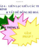 Bài giảng hệ điều hành : LIÊN LẠC GIỮA CÁC TIẾN TRÌNH & VẤN ĐỀ ĐỒNG BỘ HOÁ part 1