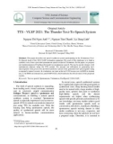 TTS - VLSP 2021: The thunder text-to-speech system