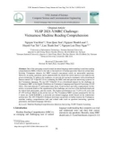 VLSP 2021-ViMRC challenge: Vietnamese machine reading comprehension