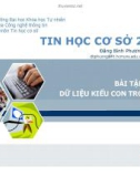 Dữ liệu kiểu con trỏ bài tập