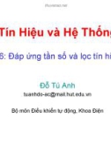 Tín Hiệu và Hệ Thống - Bài 6: Đáp ứng tần số và lọc tín hiệu