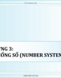 Bài giảng Nhập môn Tin học - Chương 3: Hệ thống số (number systems)