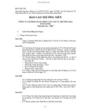 BÁO CÁO THƯỜNG NIÊN 2007: Công ty Cổ phần giao nhận vận tải và thương mại VINALINK