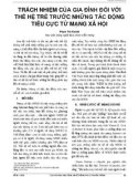 Trách nhiệm của gia đình đối với thế hệ trẻ trước những tác động tiêu cực từ mạng xã hội