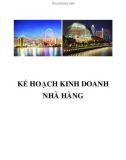 Kế hoạch kinh doanh nhà hàng