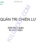 Bài giảng Quản trị chiến lược (113tr)