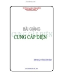 Bài giảng Cung cấp điện: Phần 1 - Trường Đại học Thái Bình