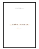 Mẫu Quy trình tính lương