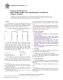 Standard Specification for Steel, Sheet, Carbon, and High-Strength, Low-Alloy for Pressure Vessels