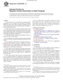 Standard Practice for Magnetic Particle Examination of Steel Forgings