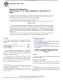 Standard Test Methods for Determination of Tin Coating Weights for Electrolytic Tin Plate