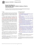 Standard Test Method for Coating Weight (Mass) of Metallic Coatings on Steel by X-Ray Fluorescence