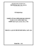 Tóm tắt Luận án Tiến sĩ Nuôi trồng thủy sản: Nghiên cứu đặc điểm sinh học sinh sản và sản xuất giống nhân tạo nghêu lụa (Paphia undulata)